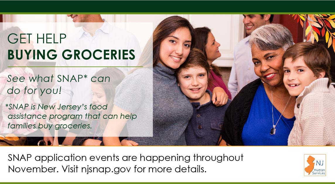 NJ Human Services is Fighting Hunger by Connecting People to New Jersey's Food Assistance Program